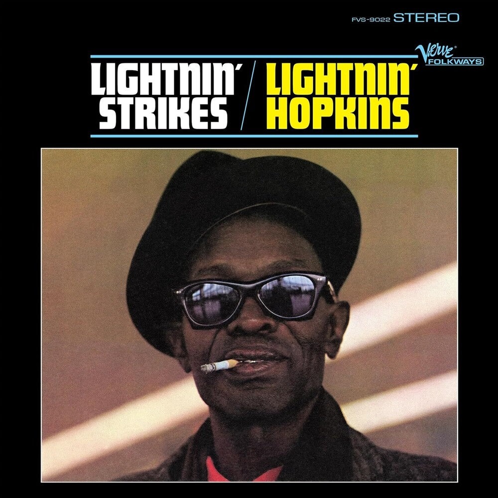 the album cover for Lightnin Hopkins - Lightnin Strikes  (Verve Acoustic Sounds Series) [180g LP]