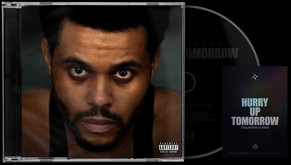 the album cover for The Weeknd - Hurry Up Tomorrow [Art Card Limited Edition]