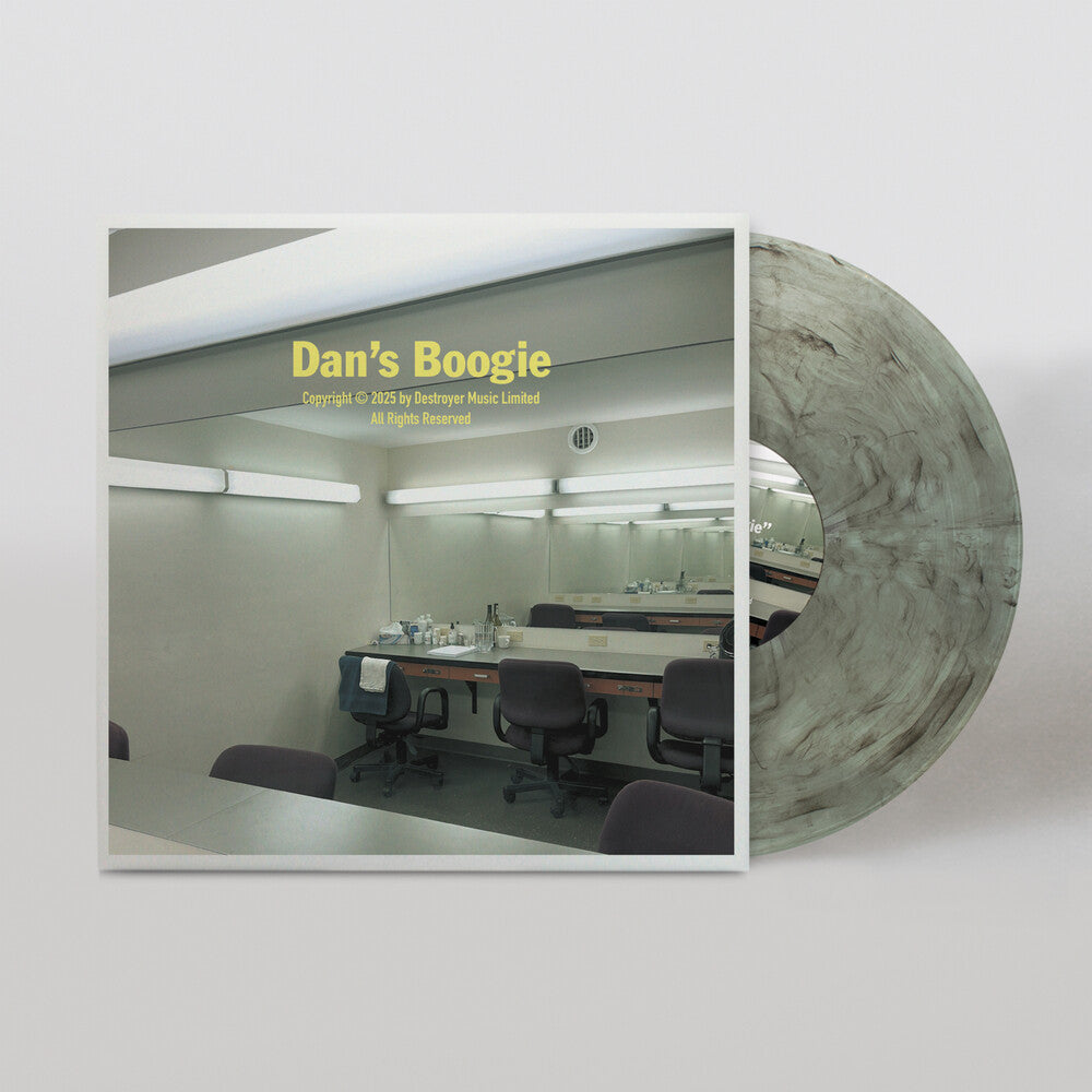 the album cover for Destroyer - Dan's Boogie (IEX) Black Swirl/Coke Bottle Clear