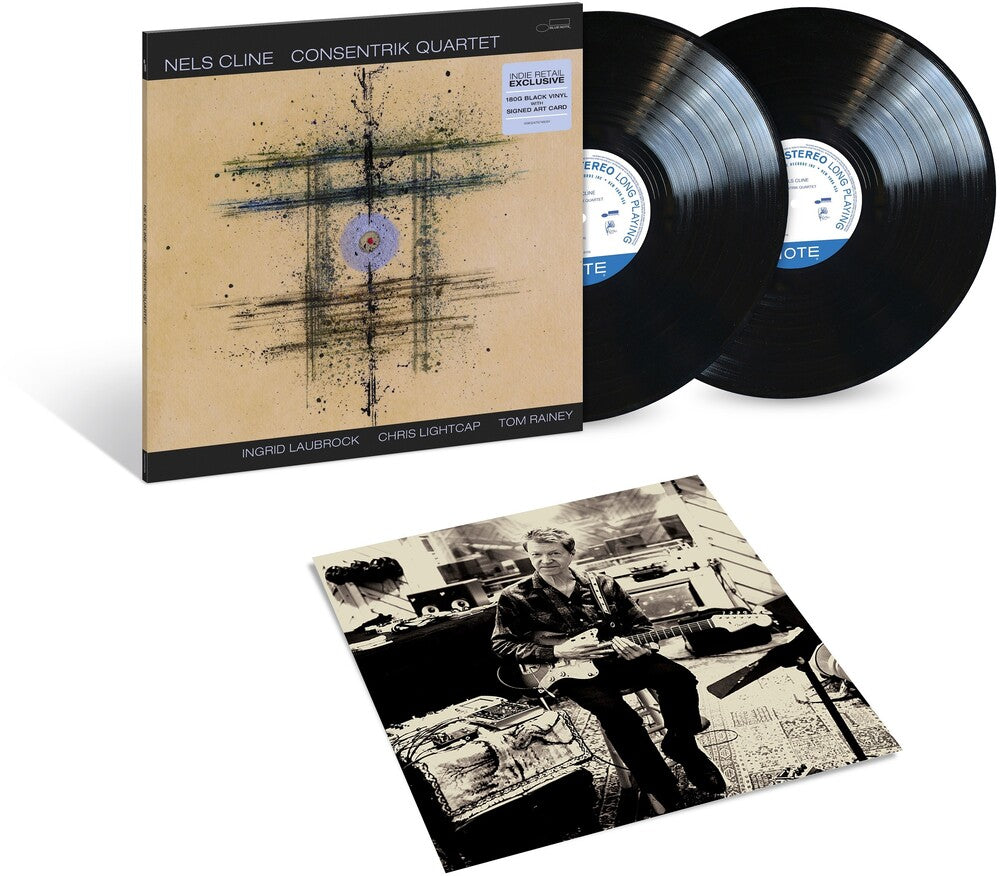 the album cover for Nels Cline - Consentrik Quartet [180g 2 LP Signed Insert]