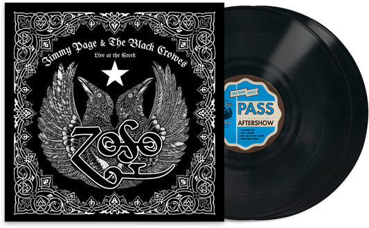 the album cover for Jimmy Page &amp; The Black Crowes - Live at the Greek [2 LP ]