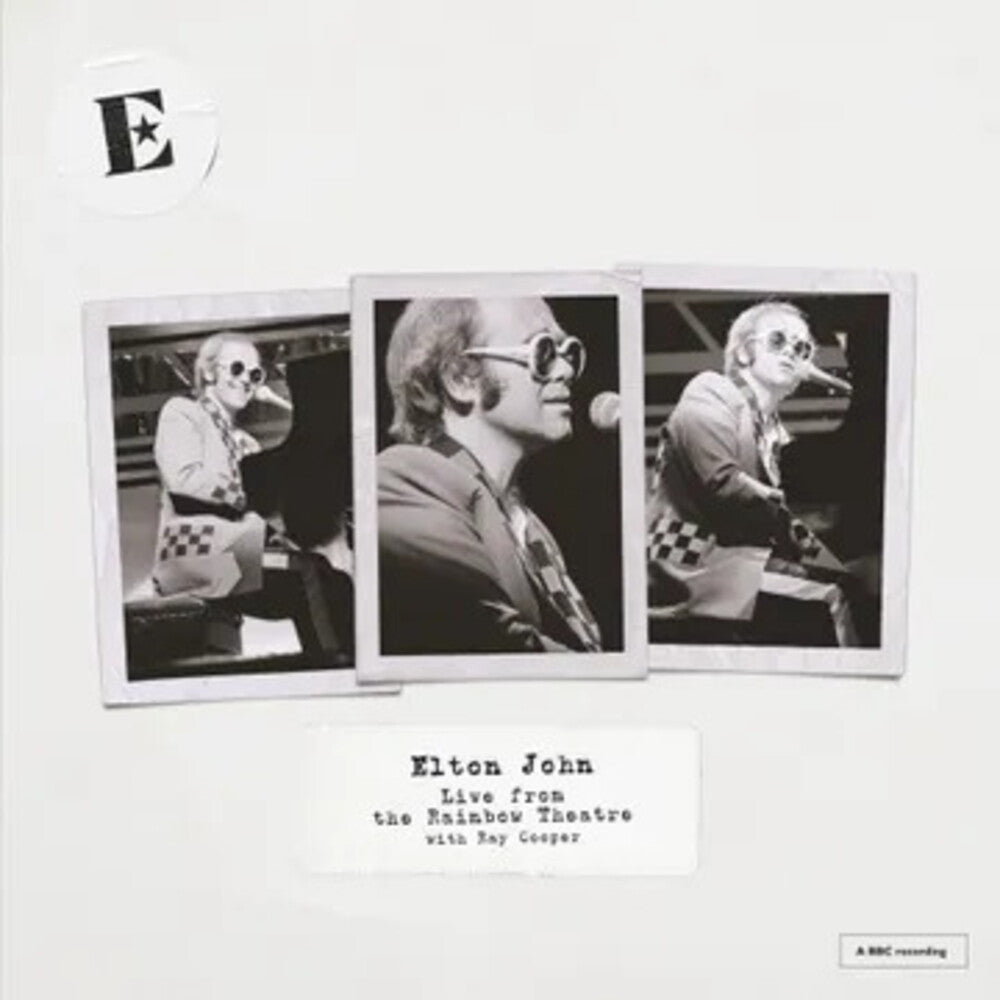 the album cover for Elton John - Live At The Rainbow Theatre [180 Gram] [Record Store Day]