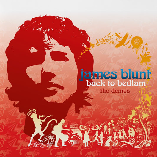 the album cover for James Blunt - Back To Bedlam: The Demos [Colored Vinyl] (Red) [Record Store Day]