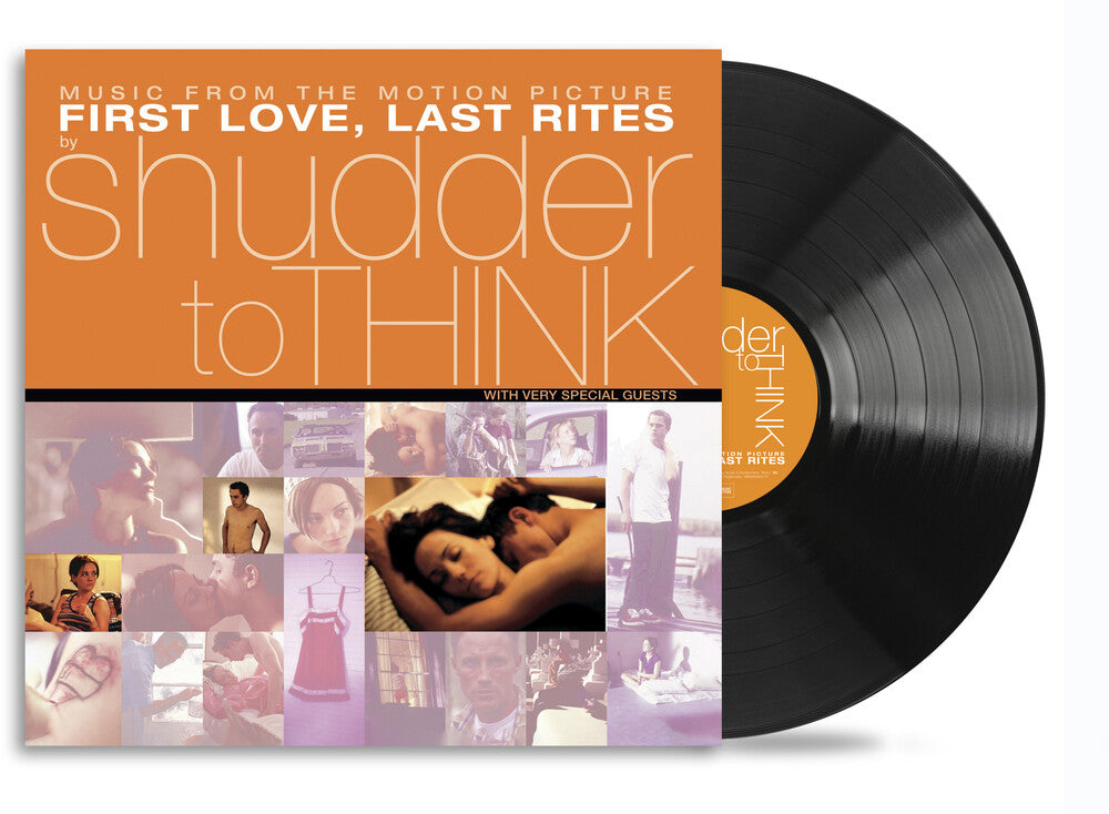 the album cover for Shudder To Think - First Love, Last Rites Music From The Motion Picture