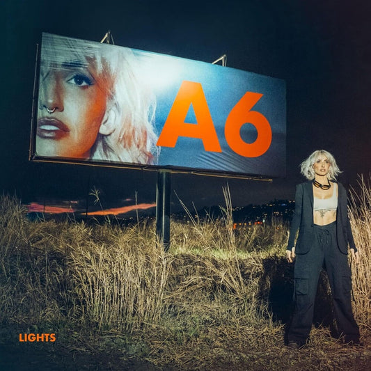 the album cover for Lights - A6 [Orange Crush LP]