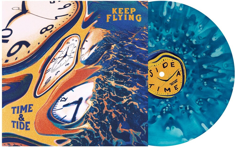 the album cover for Keep Flying - Time & Tide [Indie Exclusive, Colored Vinyl, Blue]