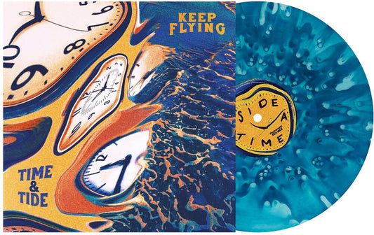 the album cover for Keep Flying - Time & Tide [Indie Exclusive, Colored Vinyl, Blue]
