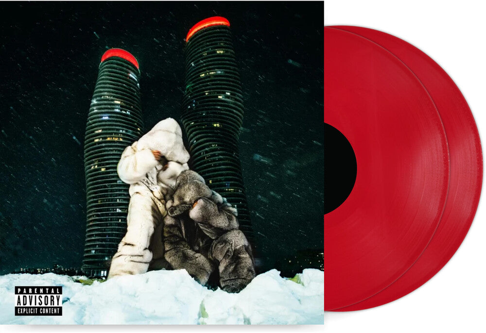 the album cover for Partynextdoor / Drake - $ome $exy $ongs 4 U [2 LP Opaque Red Vinyl]