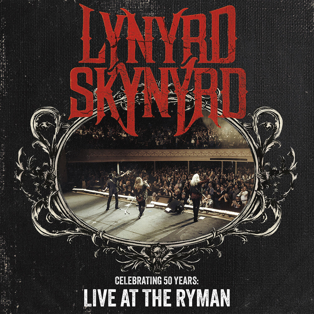 the album cover for Lynyrd Skynyrd - Celebrating 50 Years - Live At The Ryman [2 LP Indie exclusive Gold]