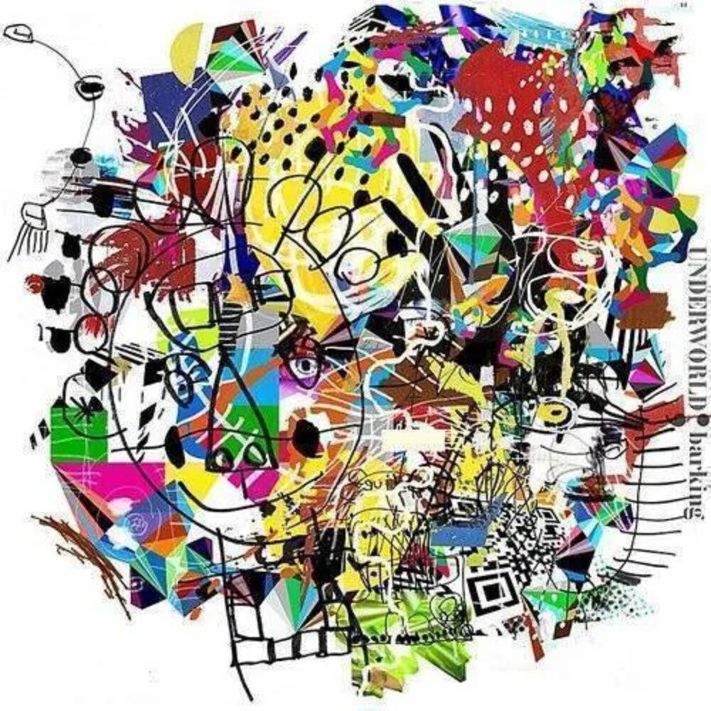 the album cover for Underworld - Barking