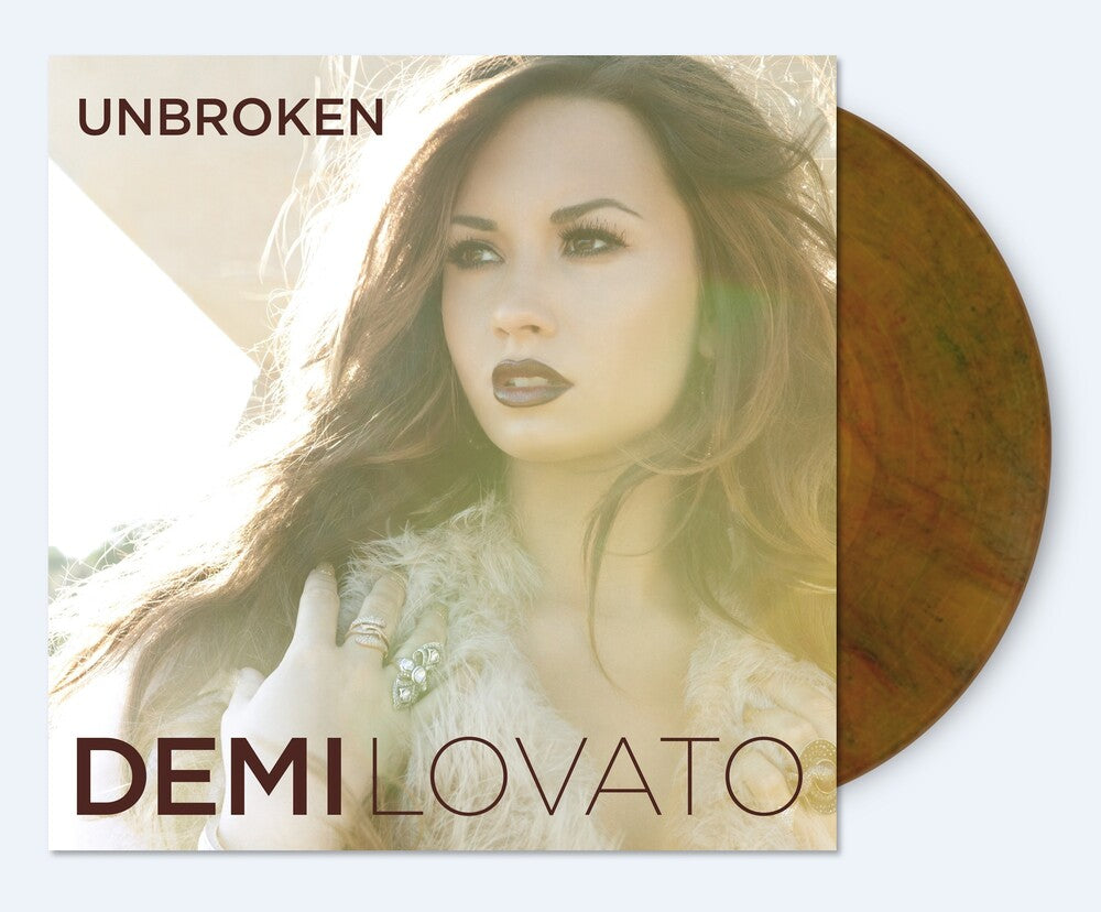 the album cover for Demi Lovato - Unbroken (Lava Mix) [Colored Vinyl]