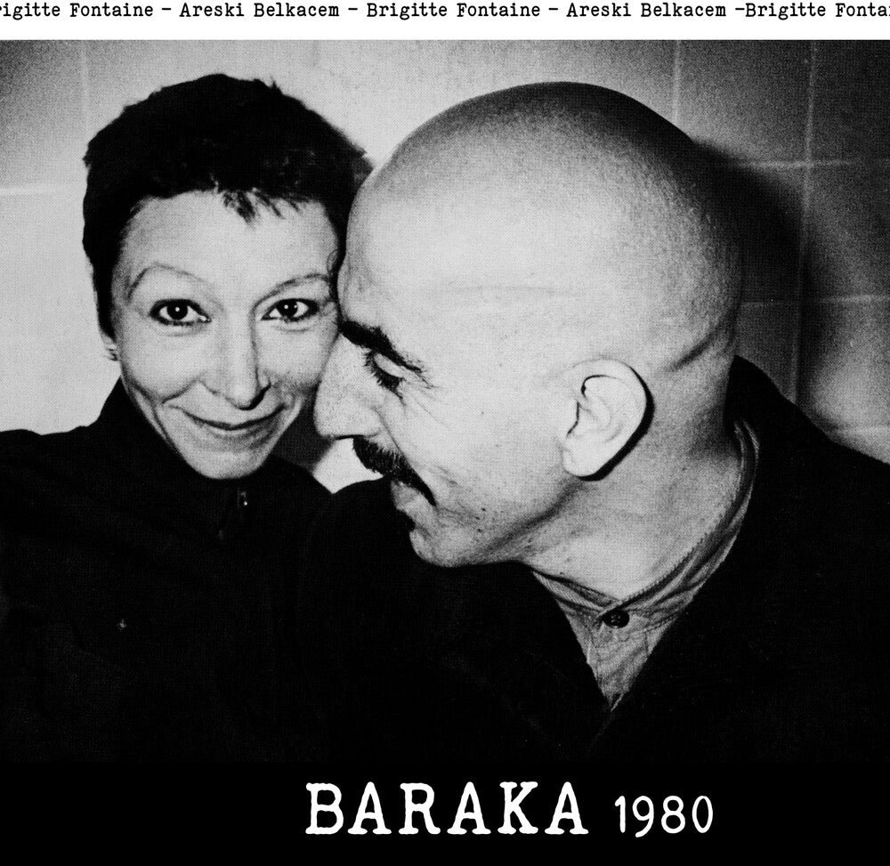 the album cover for Brigitte Fontaine  / Belkacem,Areski - Baraka 1980
