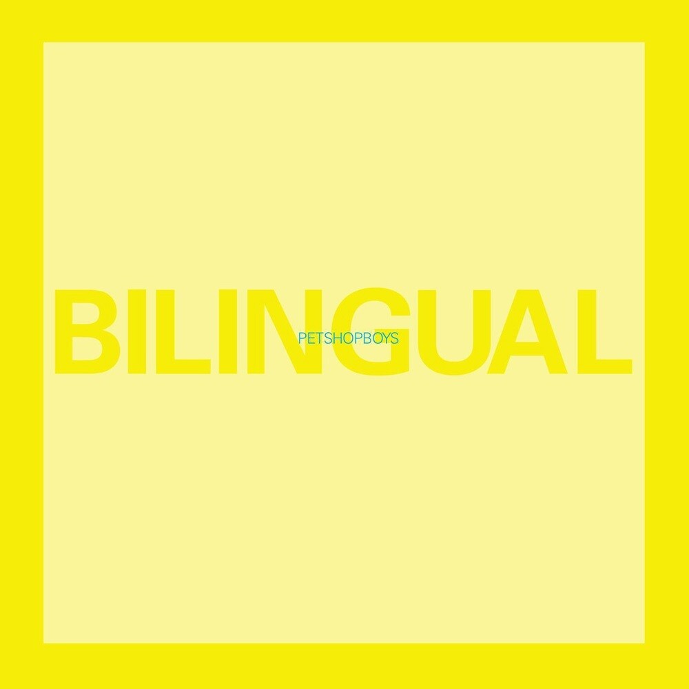 the album cover for Pet Shop Boys - Bilingual (Spa)