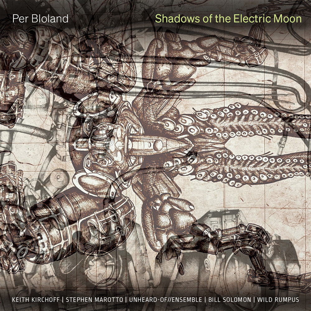 the album cover for Kirchoff / Marotto - Per Bloland: Shadows Of The Electric Moon
