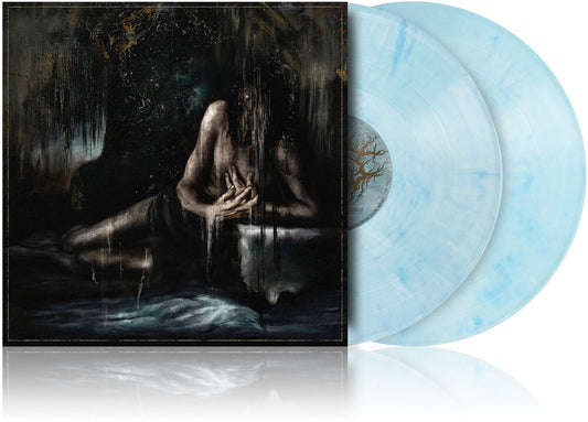 the album cover for Lorna Shore - I Feel The Everblack Festering Within Me [Light Blue Marble LP]