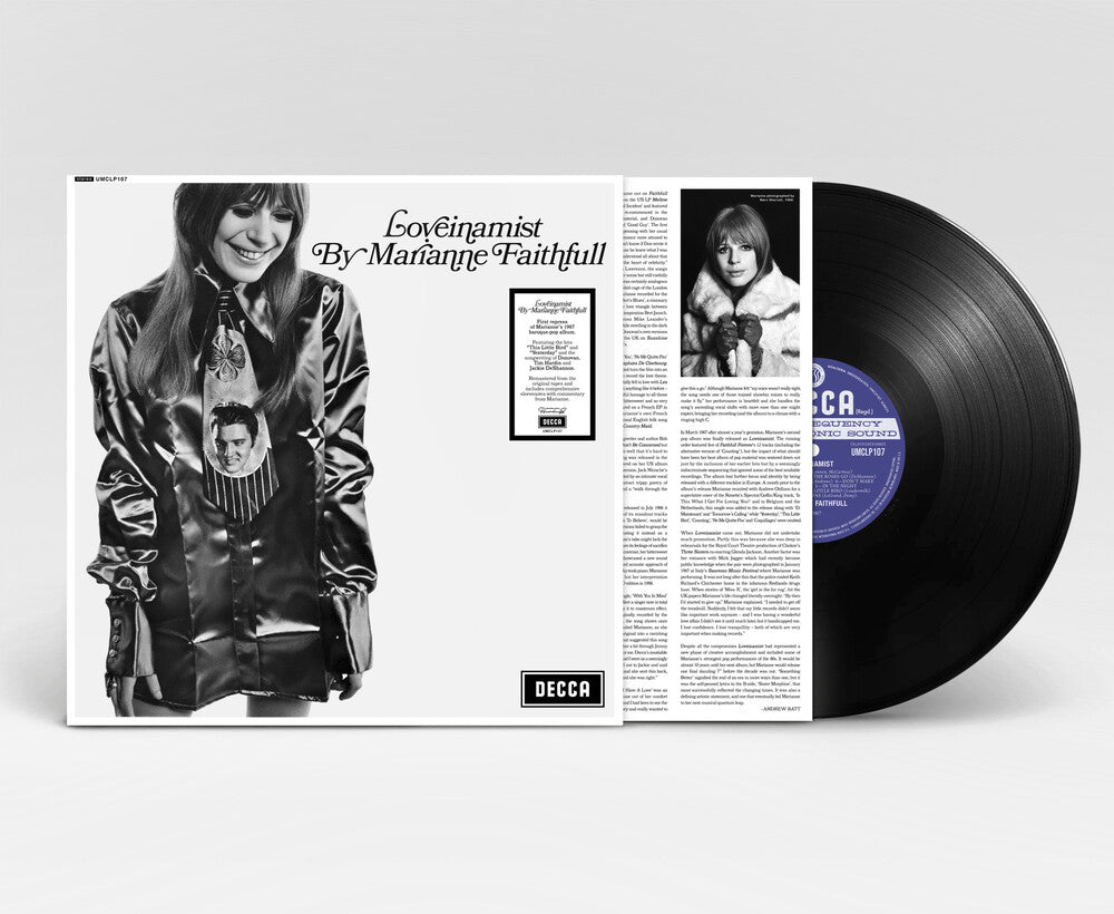the album cover for Marianne Faithfull - Loveinamist