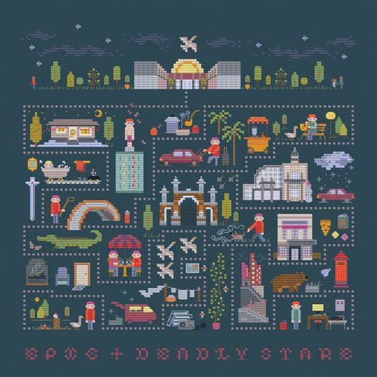 the album cover for Epic / Deadly Stare - A Library Called Calder