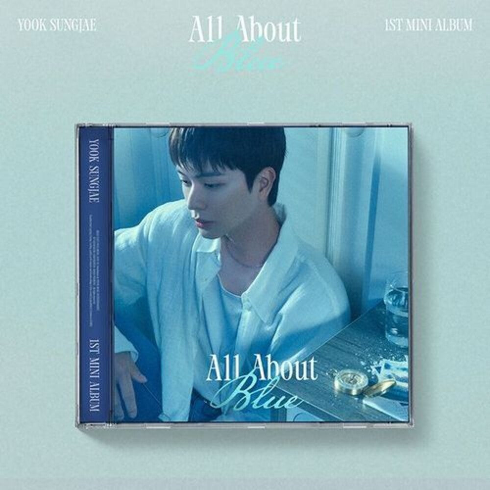 the album cover for Yook Sungjae - All About Blue - Jewel Case Version (Stic) [With Booklet]