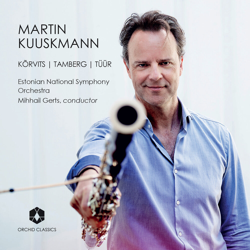 the album cover for Martin Kuuskmann - Korvits Tamberg Tuur