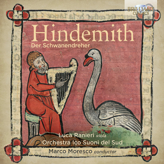 the album cover for Luca Ranieri - Hindemith: Der Schwanendreher