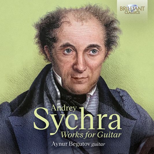 the album cover for Aynur Begutov - Sychra: Works For Guitar