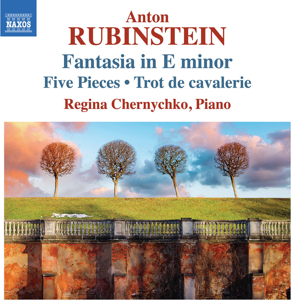 the album cover for Regina Chernychko - Anton Rubinstein: Fantasia In E Minor 5 Pieces & T