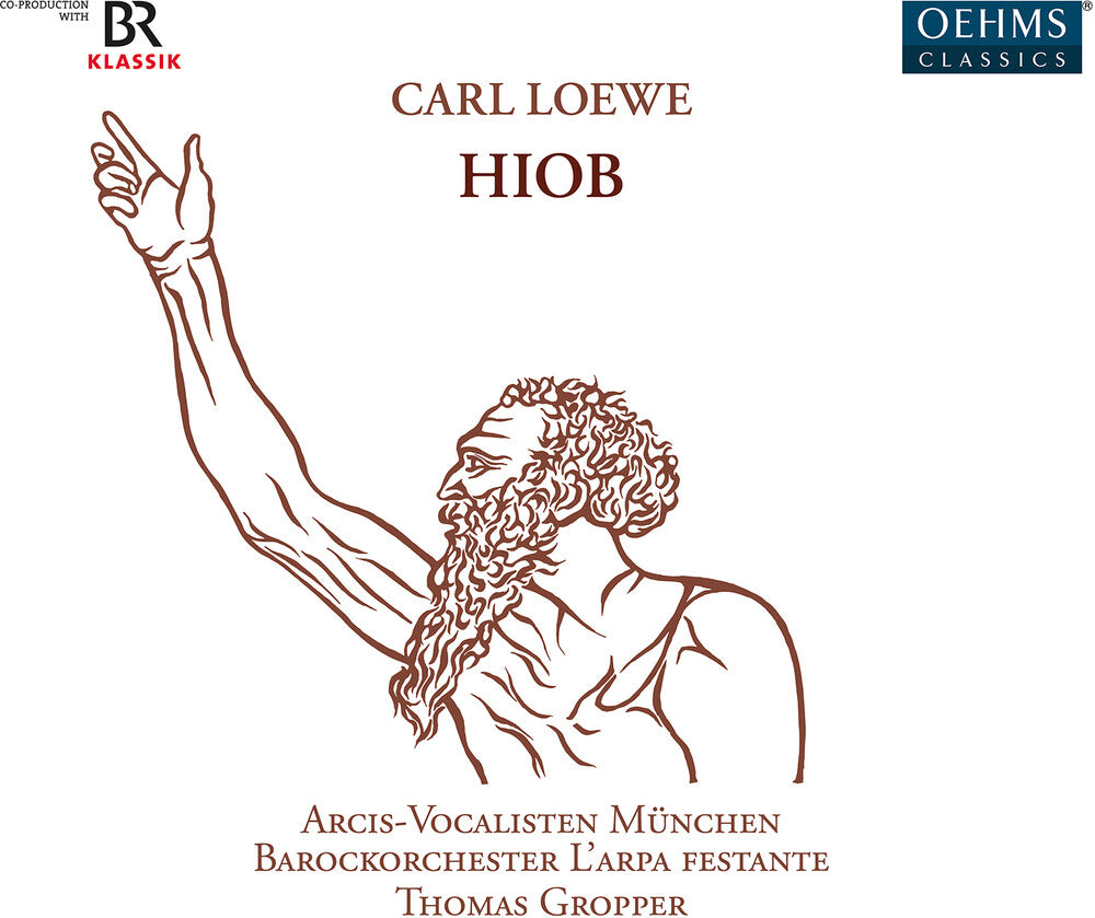 the album cover for Barockorchester L'arpa Festante - Loewe: Hiob