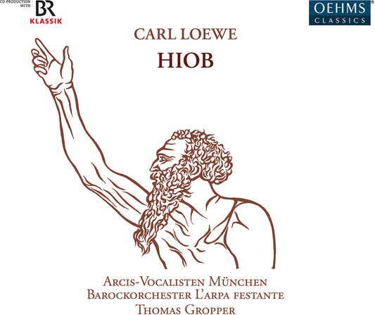 the album cover for Barockorchester L'arpa Festante - Loewe: Hiob