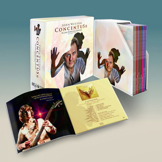 the album cover for John Wetton - Concentus: The John Wetton Live Collection Vol 2