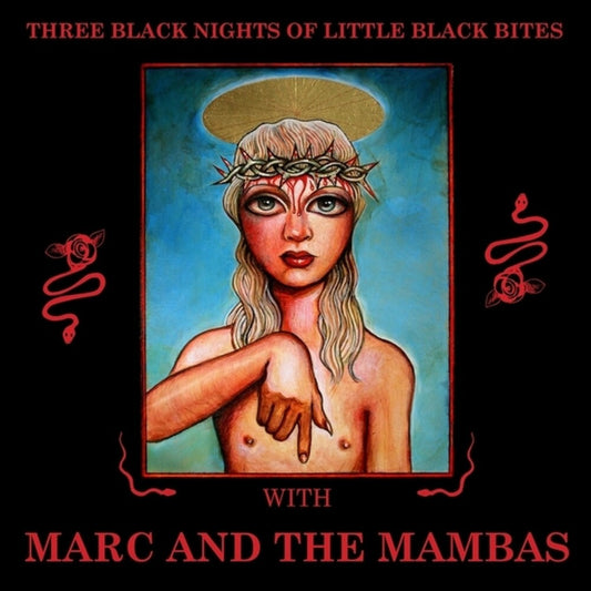 the album cover for Marc & Mambas - Three Black Nights Of Little Black Bites