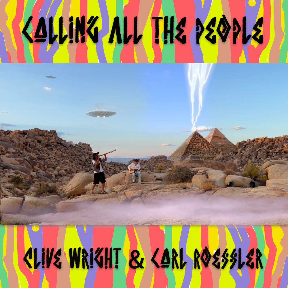 the album cover for Clive Wright  / Roessler,Carl - Calling All The People