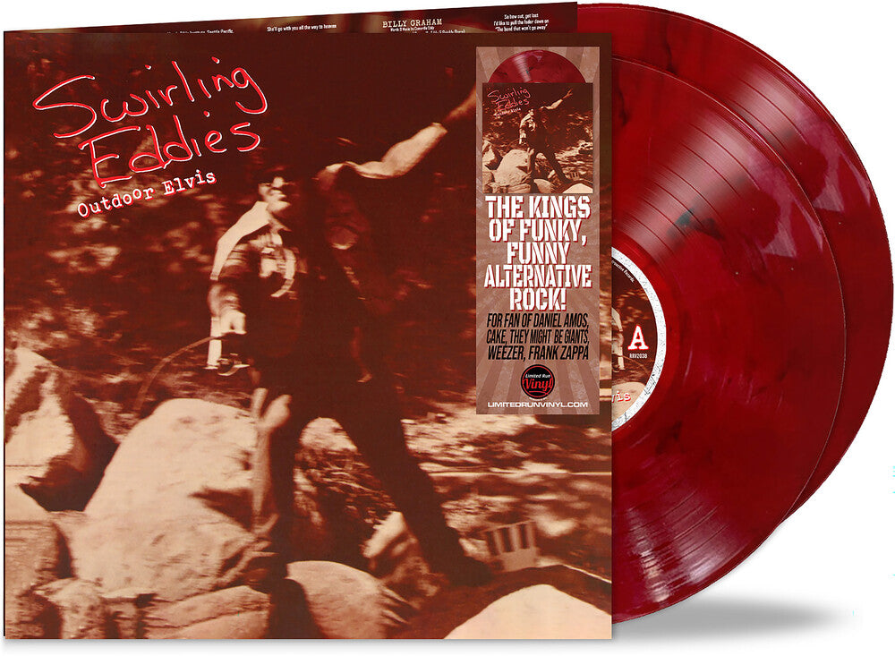 the album cover for Swirling Eddies - Outdoor Elvis [Colored Vinyl] [Limited Edition] [Remastered]