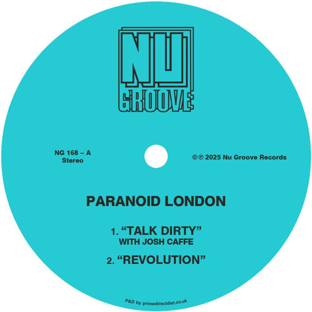 the album cover for Paranoid London - Talk Dirty