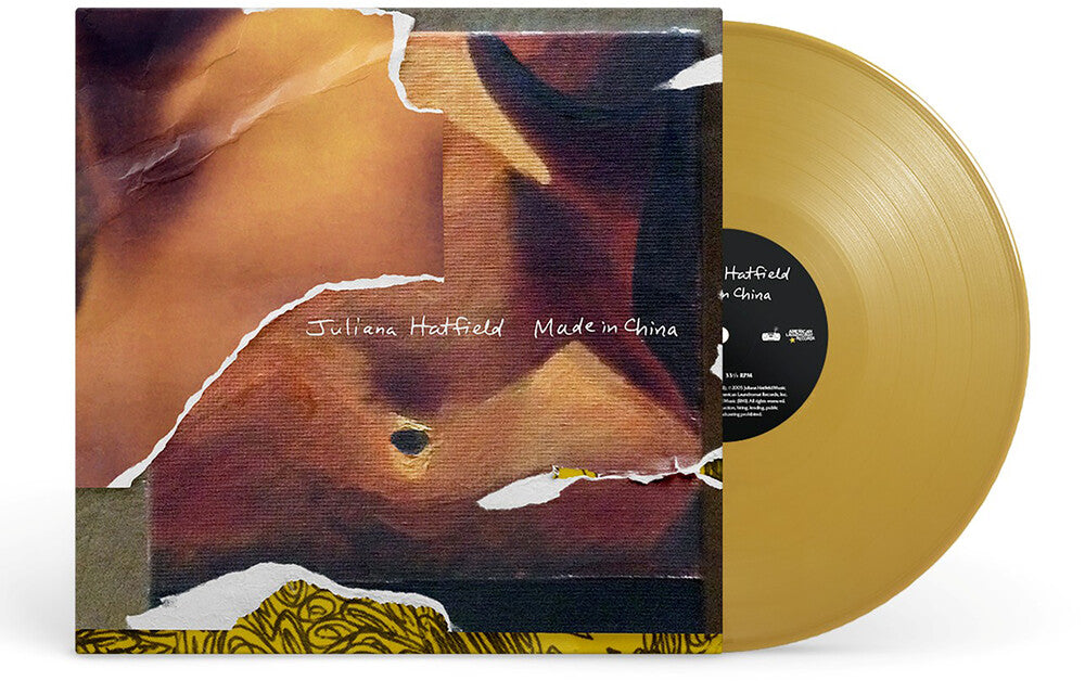the album cover for Juliana Hatfield - Made in China - Metallic Gold
