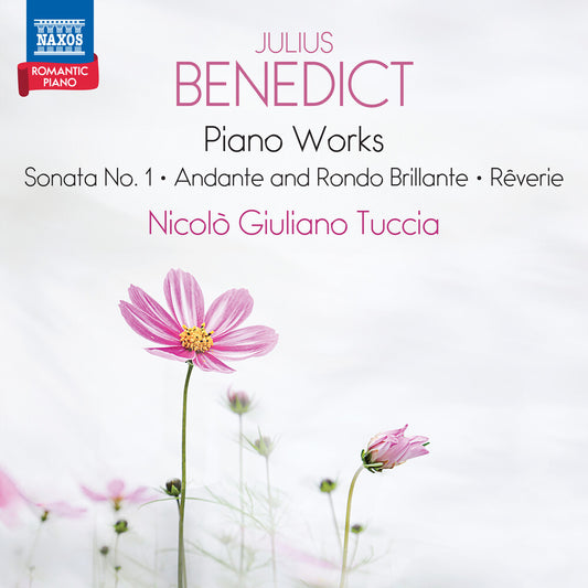 the album cover for Nicolo Giuliano Tuccia - Benedict: Pno Works