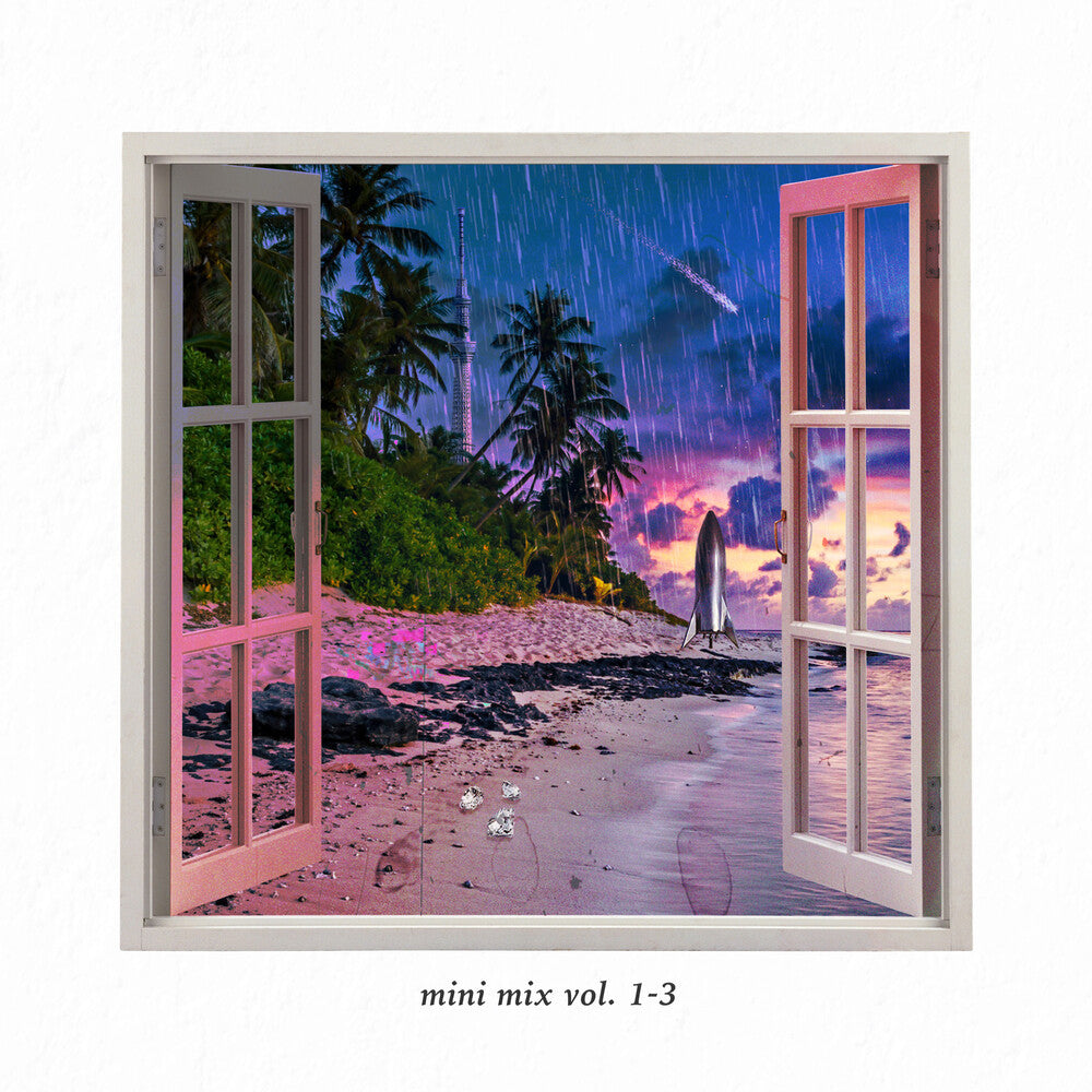 the album cover for Magdalena Bay - Mini Mix Vol. 1-3 [Indie Exclusive Iridescent Blue Color LP]