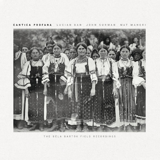 the album cover for Lucian Ban  / Surman,John / Maneri,Mat - Cantica Profana