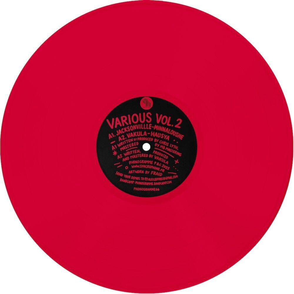 the album cover for Phonogramme Vol. 2 / Various (Colv) (Red) - Phonogramme Vol. 2 / Various [Colored Vinyl] (Red)