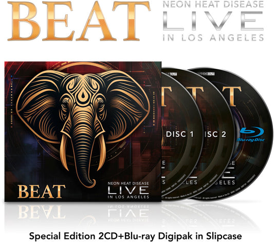 the album cover for Beat - LIVE [2CD+Blu-ray]