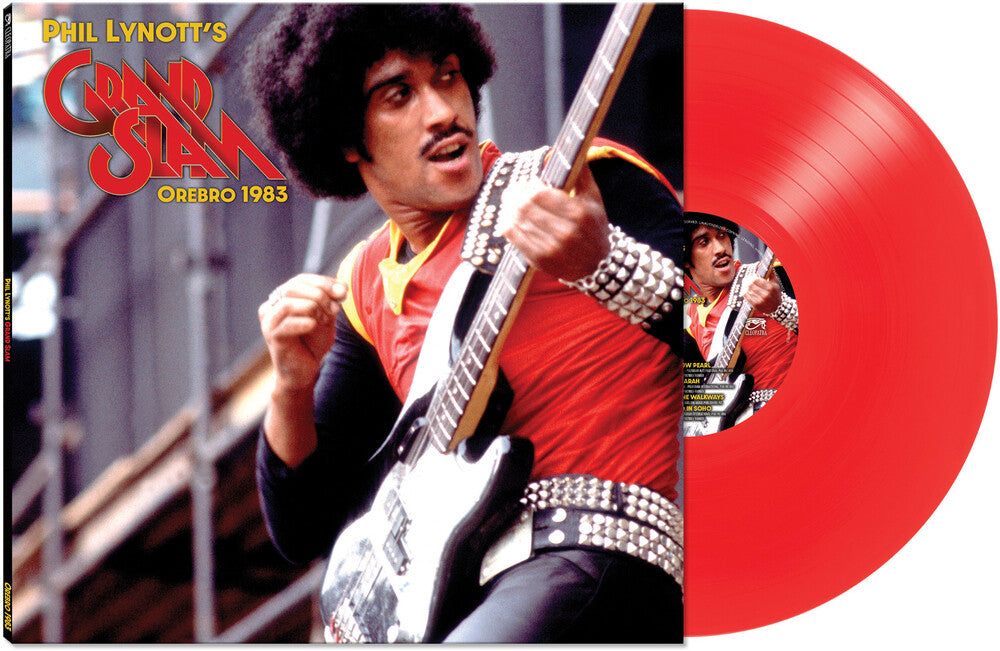 the album cover for Phil Lynott's Grand Slam - Orebro 1983 [Red LP]