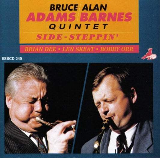 the album cover for Adams, Bruce & the Alan Barnes Quintet - Side-steppin'