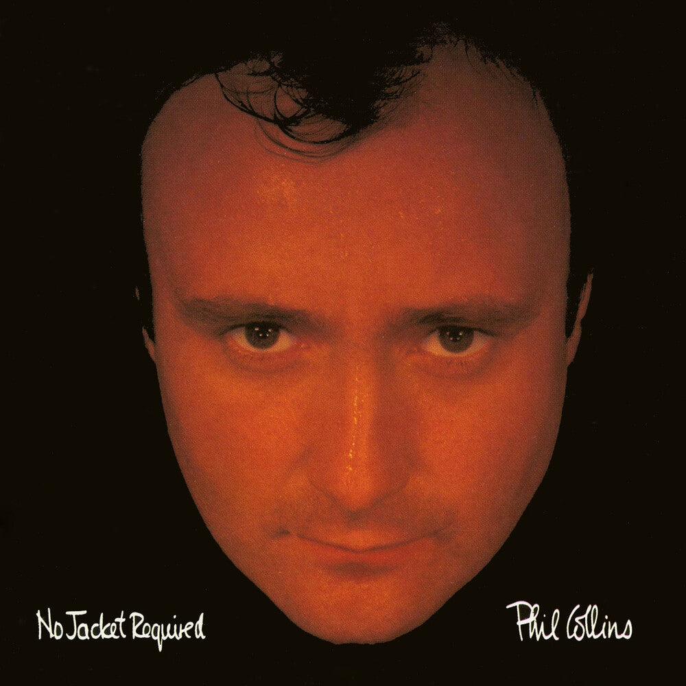 the album cover for Phil Collins - No Jacket Required