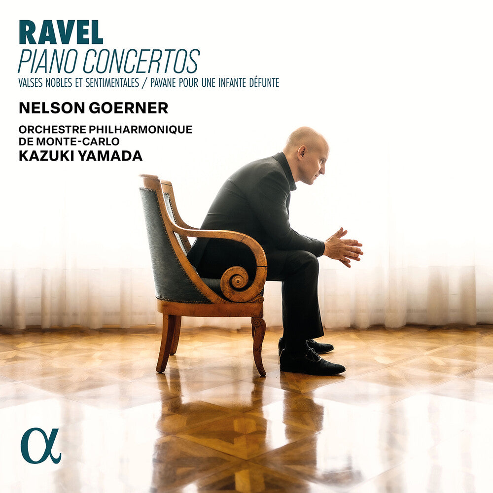 the album cover for Nelson Goerner - Ravel: Pno Concertos