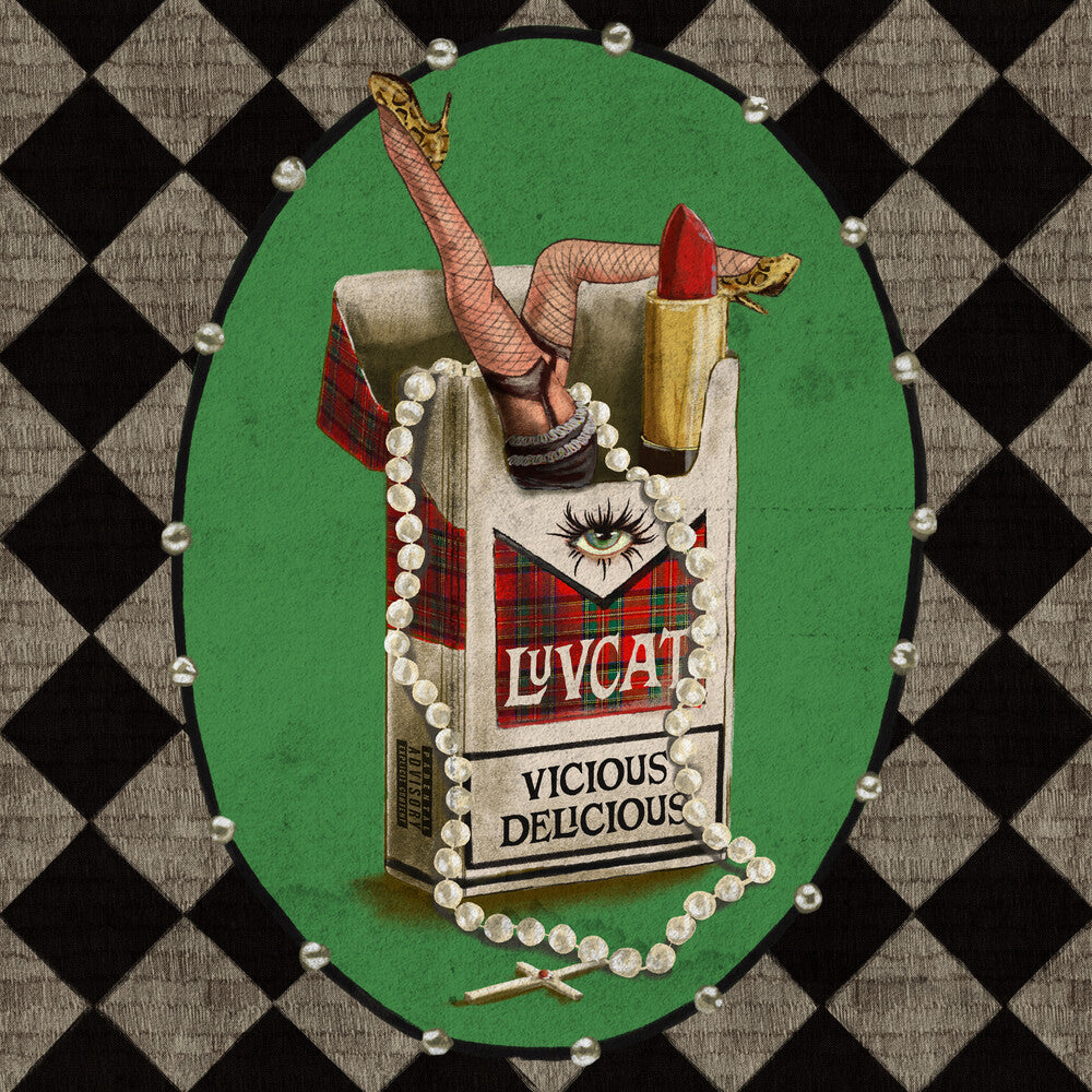 the album cover for Luvcat - Vicious Delicious