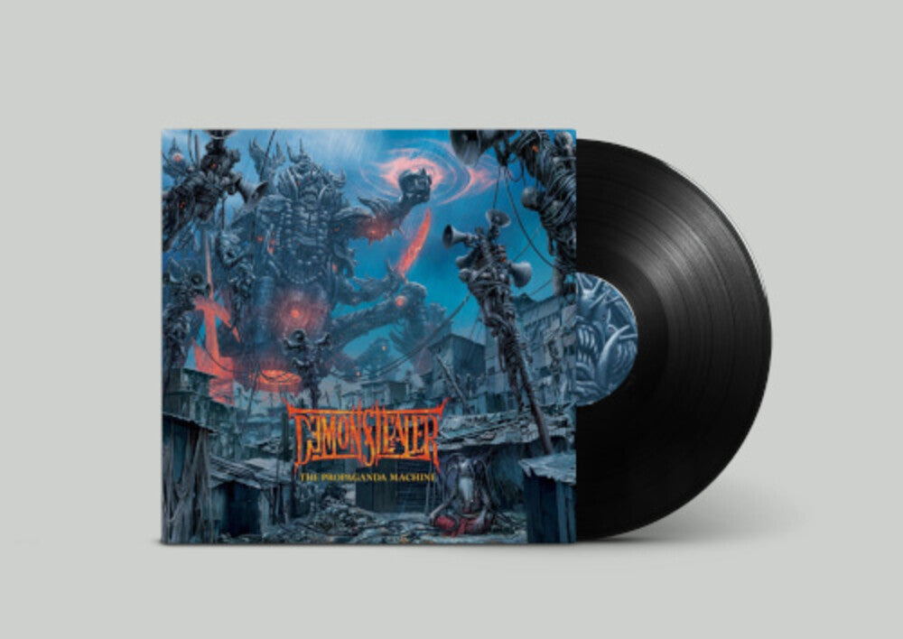 the album cover for Demonstealer - Propaganda Machine