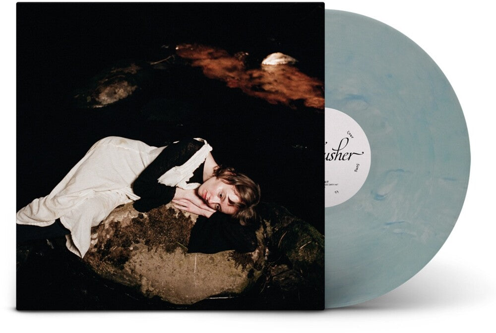 the album cover for SKULLCRUSHER - And Your Song Is Like A Circle [Blue Lagoon Marble Vinyl]