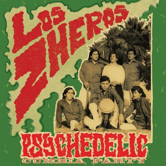 the album cover for Los Zheros - Psychedelic Cumbia Party