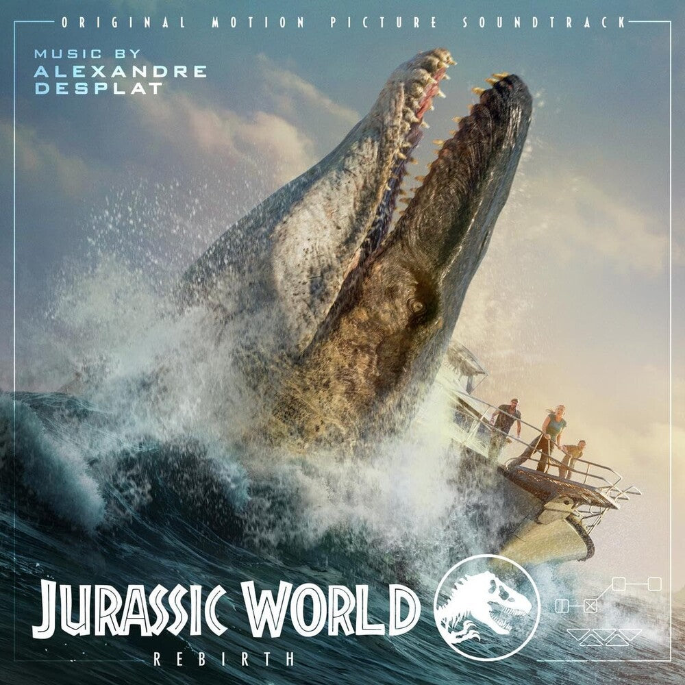 the album cover for Alexandre Desplat - Jurassic World Rebirth (Original Soundtrack)