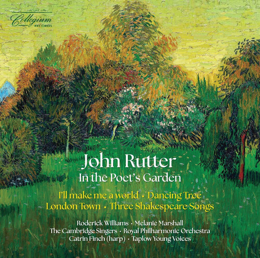 the album cover for Cambridge Singers - In The Poet's Garden