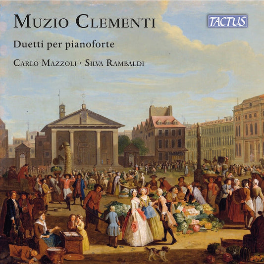 the album cover for Carlo Mazzoli - Clementi: Pno Duets